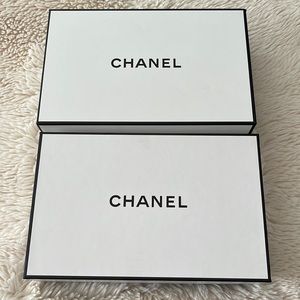 2 Chanel gift boxes 9x5.5 with original filling